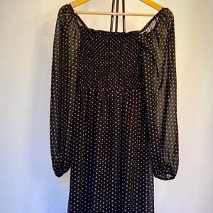 ~ava+esme~ ~size medium juniors~ ~black and white polka dots~